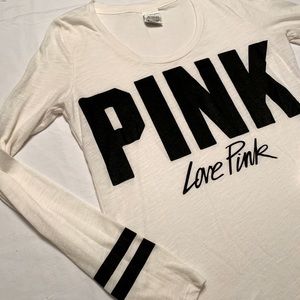 Victoria’s Secret PINK Scoop Neck Long Sleeve